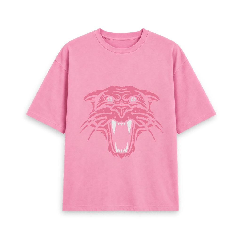 Rose Pink Printed T-shirt Front
